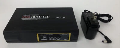 Monoprice Windows 98 VGA Video Splitter MSV-104 *VGC*  Free Shipping - Image 1 of 4