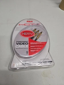 RCA HDTV Digital Component Video Cable 9 ft Gold Plated HD9DC NEW In Box - Picture 1 of 3