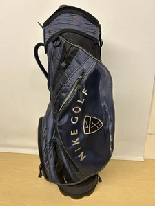 Nike Golf Trolley Cart Bag / Navy Blue - Picture 1 of 7