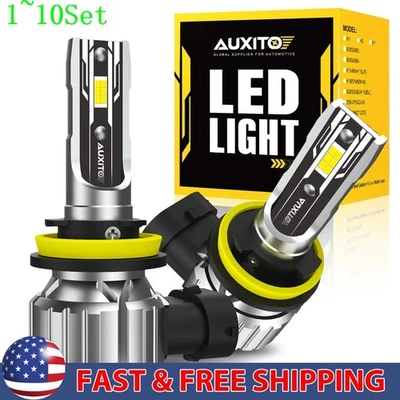 LED Fog/Driving Bulb H8 H11 H16 Fog Light White High Power Lamp 50W 1-10Set - Image 1 of 4
