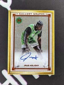 2023/24 Topps Motif Jrue Holiday Gallery Graphs Orange Auto /25 SP eb1 - Picture 1 of 2