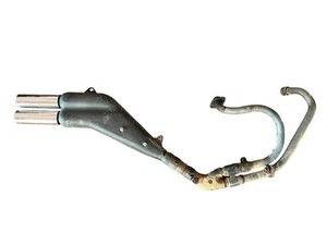 TERMINALE SCARICO MARMITTA COMPLETA ED ORIGINALE HONDA XL 600 V Transalp 1991 - Imagen 1 de 10