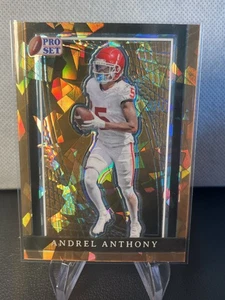 2024 Pro Set Metal Andrel Anthony Crystal Gold #1/1 Duke - Picture 1 of 2