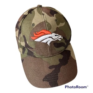 Gorra de béisbol Reebok NFL Denver Broncos camuflaje con tirantes para hombre - Imagen 1 de 9