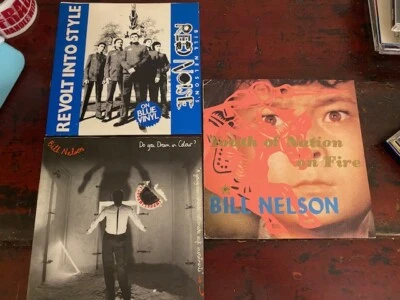 BILL NELSON:7"UK VINYL-4 RECORDS TOTAL-"Youth of Nation,"REVOLT,"DO YOU DREAM?"  Foto 1 de 4