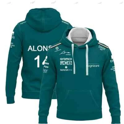 Sudadera con Capucha F1 Aston Martin Team Fernando Alonso 14 Fan's NUEVA Foto 1 de 3