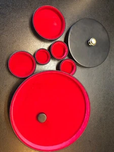 Custom leather Lens Cap 200 -  210mm - Picture 1 of 19