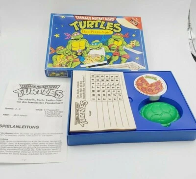 Teenage Mutant Hero Turtles Das Pizza Spiel | Amigo Jahr 1990 | guter Zustand - Bild 1 von 4