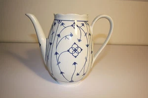 Kaffeekanne Indisch Blau Kanne Neuwertig Rarität 19 cm hoch - Bild 1 von 4