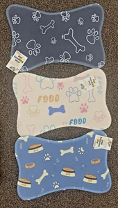 Pet Feeding Mat Foam Non Slip Cat Dog Pet Food Mat Water Bowl Placement Mat - Picture 1 of 6