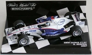 WOW EXTREMADAMENTE RARO BMW Sauber F1.07 Heidfeld 2do Montreal 2007 1:43 minichamps - Imagen 1 de 3