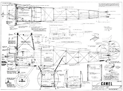 VK Sopwith Camel kit plan set - Image 1 of 3