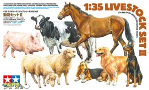 Tamiya 35385 Livestock-Set II - 8 Nutztiere / Haustiere - 1:35 - Bild 1 von 1