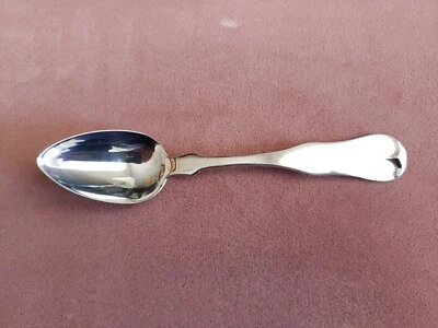 ANTIQUE COLLECTABLE 6" * N. HARDING & CO * COIN SILVER (90%) TEA SPOON - MONO - Image 1 of 4