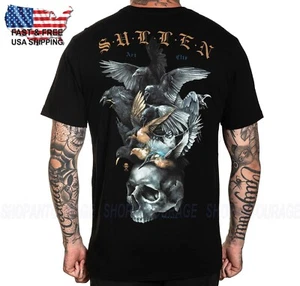 Sullen Art Collective Flock Premium Fit SCM3605 New Short Sleeve T-shirt For Men - Picture 1 of 8
