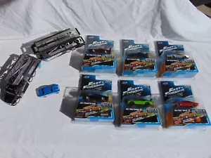 Jada Fast and Furious car carrier Lot complete set of 6 cars & 1 Ford Escort - Picture 1 of 16