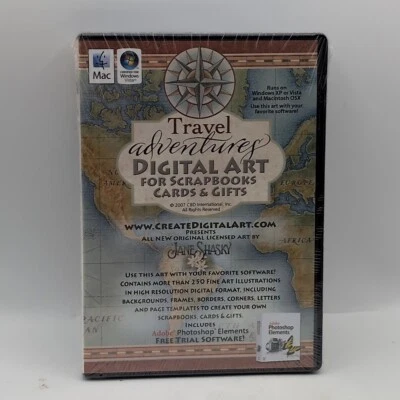 Jane Shasky Travel Adventures Digital Art For Scrapbooks & Gifts For PC & Mac - Image 1 of 3