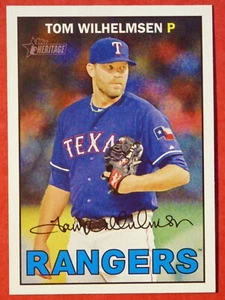2016 Topps Heritage Tom Wilhelmsen #375 (Rangers) NM+ - Picture 1 of 1