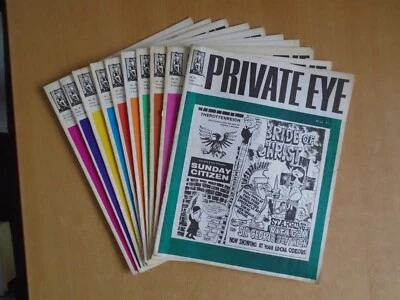 Private Eye - 10 x different 1962 & 1963 issues. Complete, good condition. - Image 1 of 4