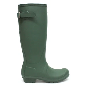 Hunter Womens Boots Original Tall Adjustable Wellington Rain Rubber - Picture 1 of 13