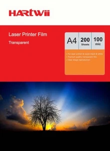 200 Sheets A4 Overhead Projector Film OHP Film Clear For Laser Printing Hartwii - Picture 1 of 7
