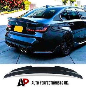 BMW 3 Series M3 G20 G80 Gloss Black Rear High Kick PSM Ducktail Boot Spoiler - Picture 1 of 15