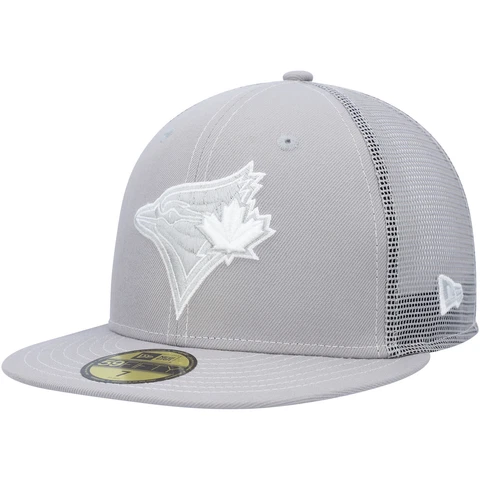 Men's New Era  Gray Toronto Blue Jays 2023 On-Field Batting Practice 59FIFTY Cover