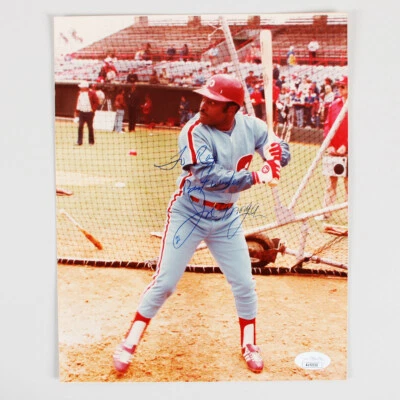 Joe Morgan Signed Photo 8x10 Phillies - COA JSA - Image 1 of 3