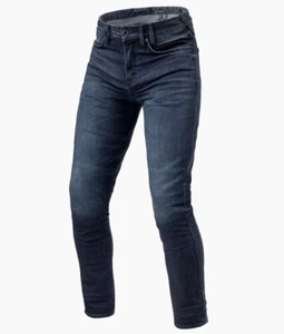 JEANS MOTO REV'IT CARLIN SK BLU SCURO CORDURA DENIM ELASTICIZZATO TG 36 - Foto 1 di 2
