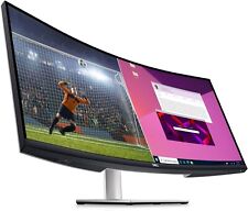 Dell S3423DWC 34"" WQHD 3440 x 1440 LED Monitor, Curved Platinum Silver - NEW