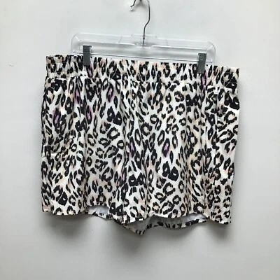 Pantalones Cortos Johnny Was Mujer XXL Calme Elements Caminata Gimnasio Activo Estampado Leopardo  Foto 1 de 4