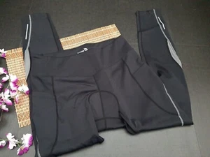 BALEAF Women's Cycling Pants 4D Padded Bike Tights High Waisted ~ Black XL NWOT - Picture 1 of 5