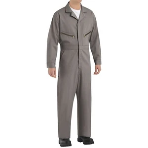 NEW Red Kap Men's Zip-Front Cotton Coveralls Industrial Work Uniform CC18 - Picture 1 of 19