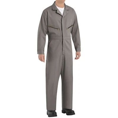 NEW Red Kap Men's Zip-Front Cotton Coveralls Industrial Work Uniform CC18 - Image 1 of 4