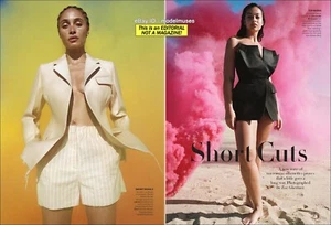 ADWOA ABOAH Devyn Garcia 6-Page Fashion EDITORIAL 'Short Cuts' VOGUE US May 2023 - Picture 1 of 3
