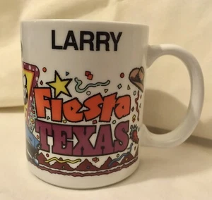 Six Flags Fiesta Texas “Larry” Mug San Antonio Theme Amusement Park - Picture 1 of 5