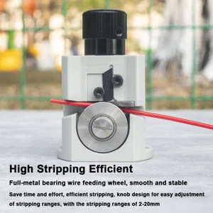 Potable Manual Wire Stripper Cable Peeling Machine for 2-20mm Cable Wire I5G6 - Picture 1 of 5