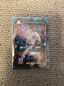 2024 Topps holiday Baseball BLUE FOIL #H149 Parker Meadows RC Rookie - Picture 1 of 2