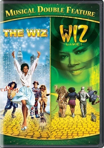 Musical Double Feature: The Wiz / The Wiz Live! [Used Very Good DVD] 2 Pack Foto 1 de 1