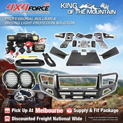 Premium Armor 3 Loop Bumper Bullbar Lights Winch for Nissan Patrol Y62 MEL - image 1 of 2