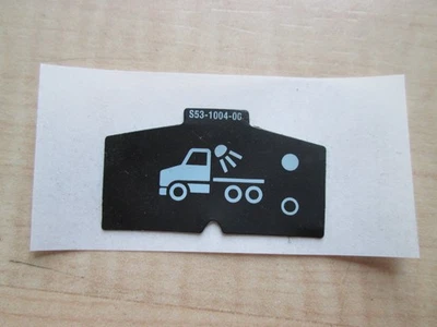 Kenworth S53-1004-004 开关标签贴纸适用于工作实用灯开关 #M160UC — 第 1/4 张图片