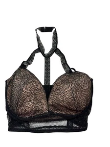 Victoria’s Secret Muy Sexy Negro Red Sujetador Gargantilla Corsé Estilo 38DD NUEVO SIN ETIQUETAS - Imagen 1 de 15