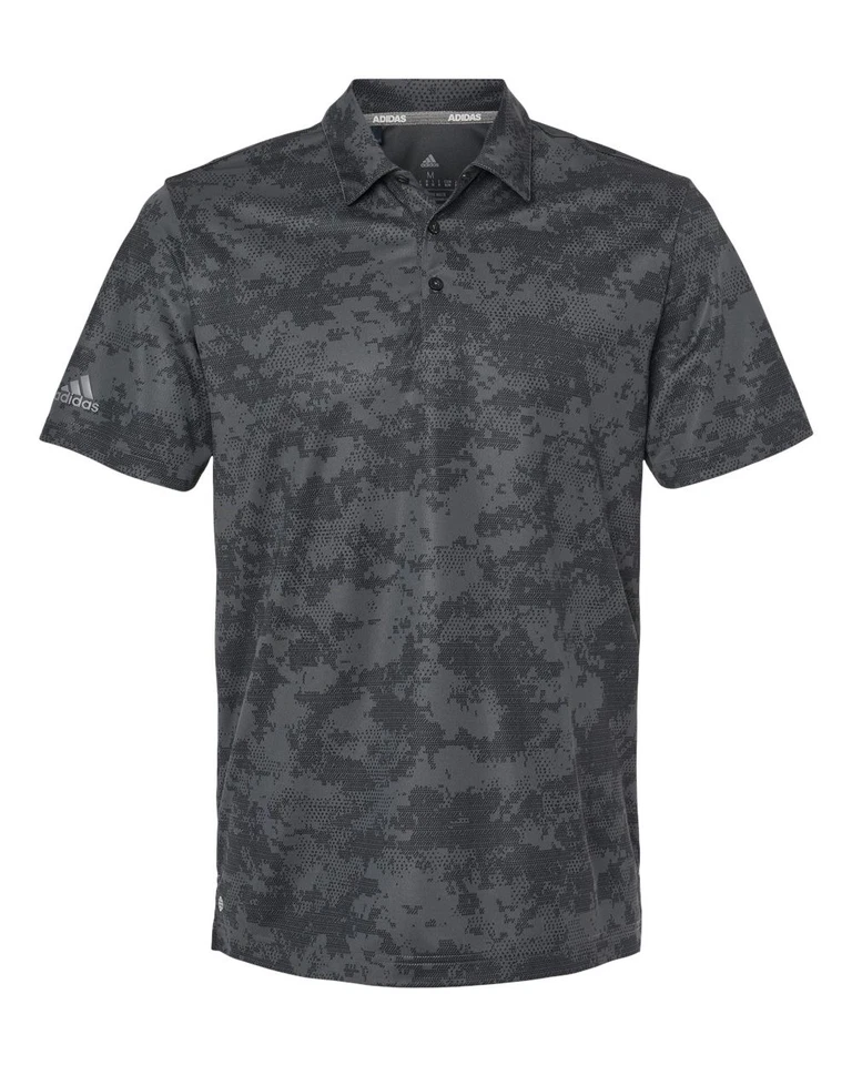 阿迪达斯 2025 Camo Polo 男式高尔夫衬衫 - 全新 - 选择尺寸和颜色 — 第 1/1 张图片
