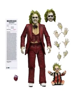 NECA Beetlejuice Ultimate Red Tuxedo 7" Scale Actionfigur HAULATHON Release - Bild 1 von 7