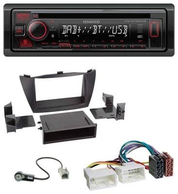 Kenwood MP3 CD USB Bluetooth DAB Autoradio für Hyundai Tucson (2010-2015) - Bild 1 von 4