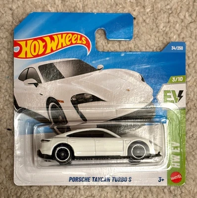 Coche de juguete modelo EV Hot Wheels Porsche Taycan Turbo S - nuevo Foto 1 de 3