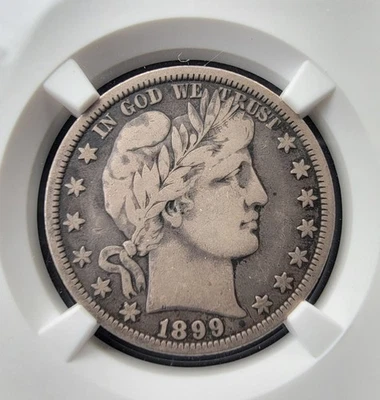 1899-O Barber Silver Half Dollar NGC VG-10 - Very Original Undergraded Coin - Image 1 of 4