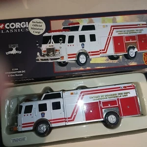 Corgi 1/50 Diecast Model Truck 52204 - E-One Rescue - Washington DC ltd Boxed - Picture 1 of 11
