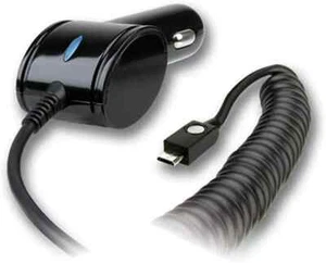 Qmadix Micro-USB Vehicle Power Charger, Black - Picture 1 of 5