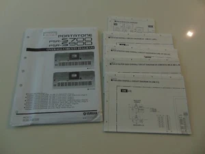 Yamaha Portatone PSR-S700 PSR-S900 Keyboard Overall Circuit Diagram Schematics - Picture 1 of 2